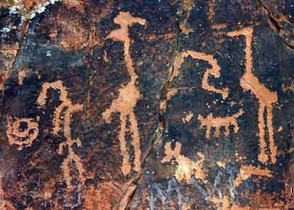 "Birdland" • Rock art near Sedona, AZ • Photograph by Susie Reed