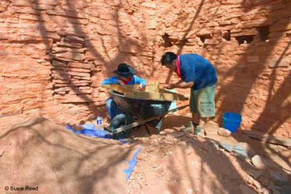 Archaeological dig near Sedona, AZ • Photograph by Susie Reed