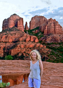 Susie Reed in Sedona, AZ at Cathedral Rock
